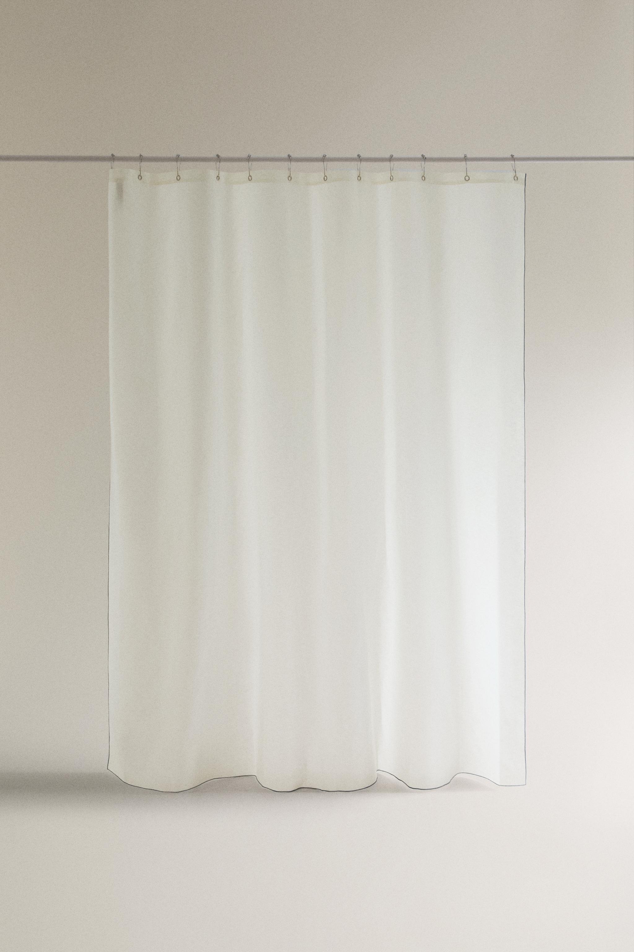RIDEAU DE DOUCHE OVERLOCK